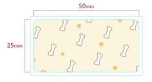 卡通C(狗骨頭)25*50